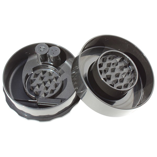 GrinderVac 0,07 Ltr. Solid Black + Solid Black Cap