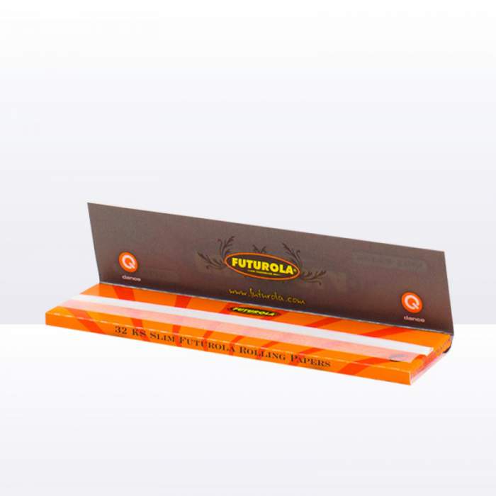 50 Booklets of Orange King Size Slim Papers