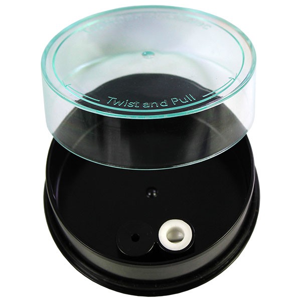 Spacevac 0,06 Ltr. Solid Black + Clear Cap