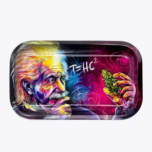 (L) EINSTEIN ROLLING TRAY (27x16cm)