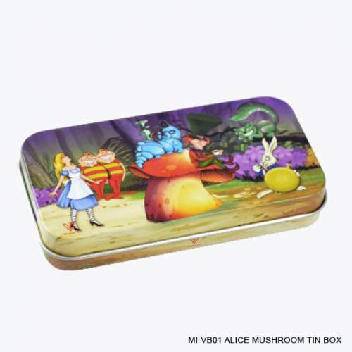 Alice Mushroom Tin Box (12x6cm) Syndicase