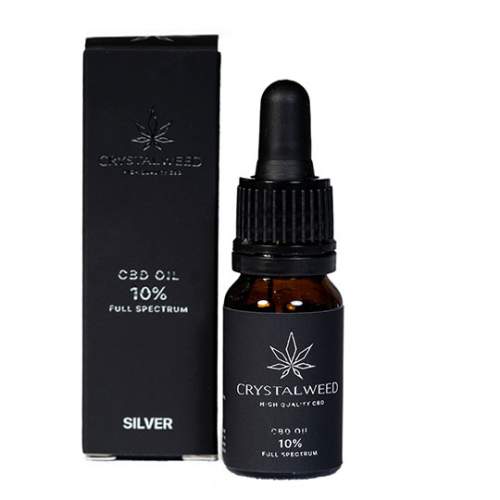 CRYSTALWEED FS CBD OIL "SILVER" 10% (10ML)