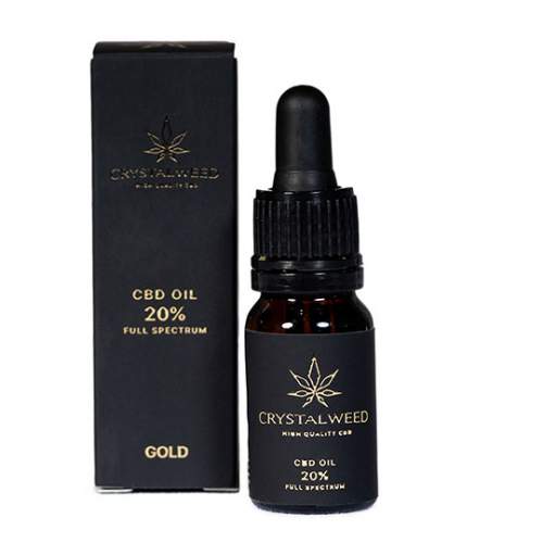 CRYSTALWEED FS CBD OIL "GOLD" 20% (10ML)