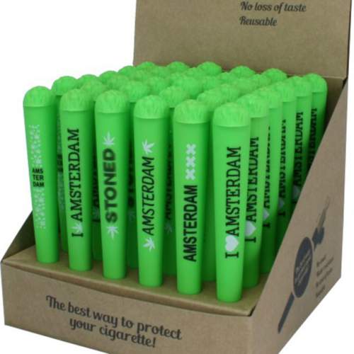 Joint Holders - Neon Green Mix (A-B-C-D-E-F) - (36x)
