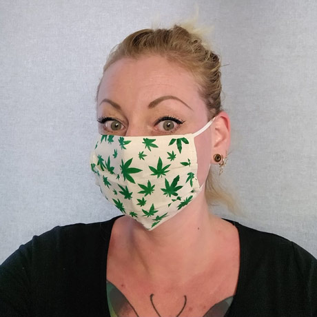 GANJA DESIGN MOUTH MASK