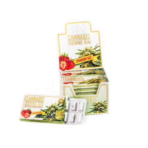CBD Chewing gum x 24pcs - Strawberry Haze