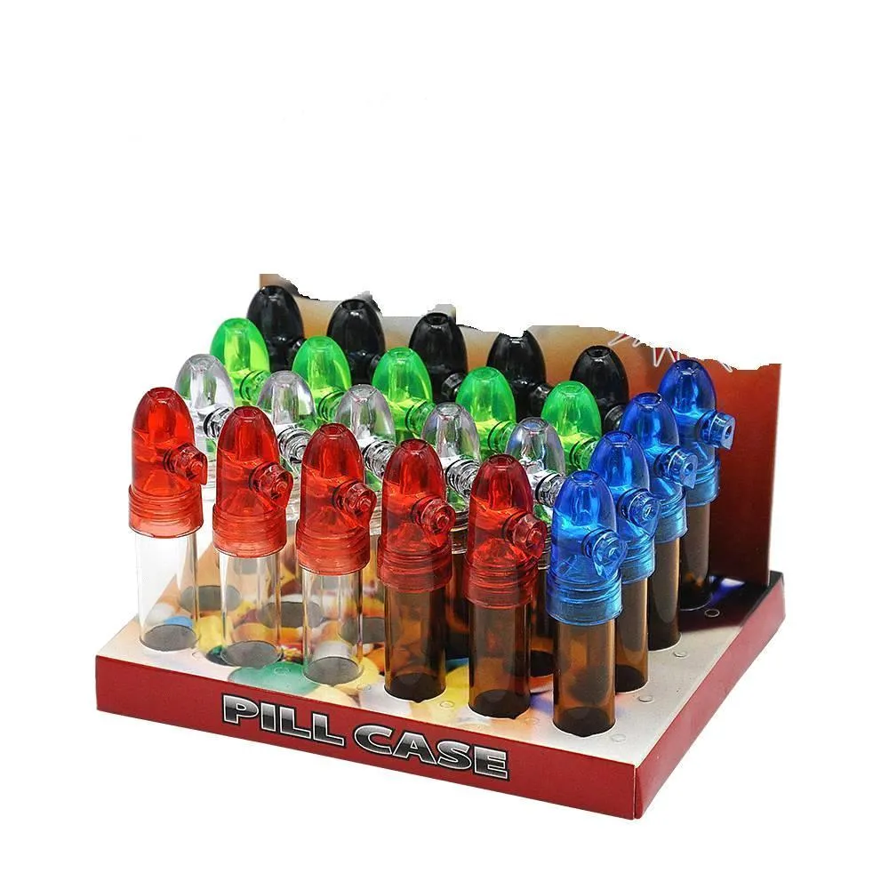SNIFF’N SNORT 73MM Mixed Bottle Colors - Top Cap Mixed Colors (Display 24x)