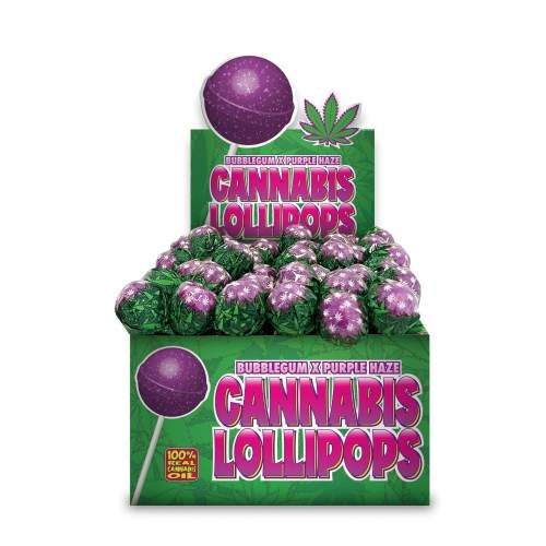 Cannabis Lollipops Bubblegum x Purple Haze