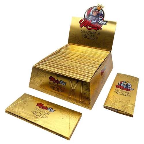 MONKEYKING BILLIONAIRE ROLLING PAPER ULTRA THIN XL 130MM - 24/DISPLAY