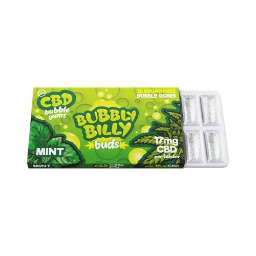 Astra Hemp Mint CBD Cannabis Chewing Gum - 24/Display