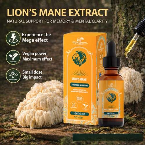 MYXILLUIM Lion’s Mane Mushroom Extract 10 ml