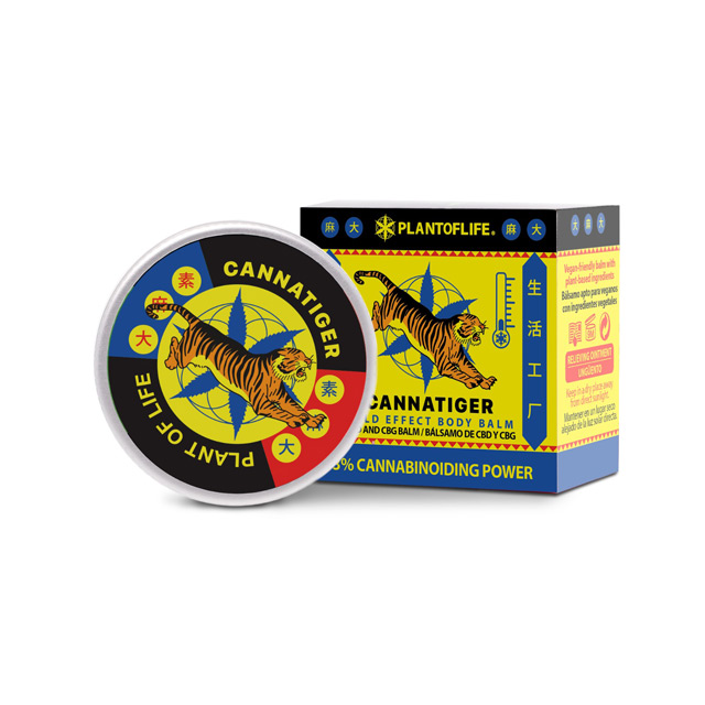 CANNATIGER BALM COLD EFFECT 3% CBD 0.6% CBG 12 ML