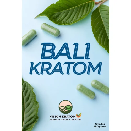 VISION „BALI KRATOM“ 40MG X 33 CAPSULES
