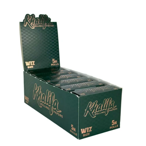 Khalifa Rolling Papers - 5m Wiz Size Rolls - 12/Displays
