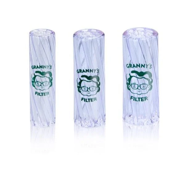 GRANNY'S GLASS VORTEX FILTER TIP - 3pcs/set Purple