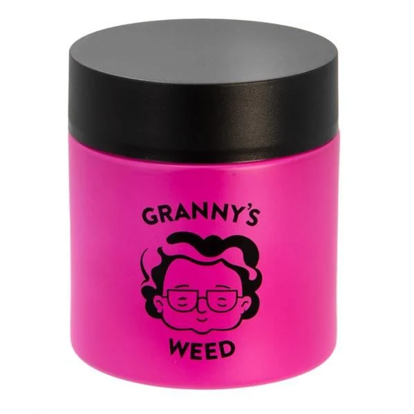 GRANNY'S Stash Jar with UV glass - Pink