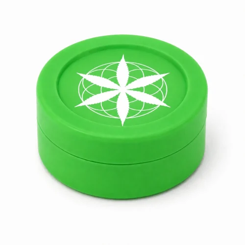 SILICONE JAR - GREEN - PLANT OF LIFE