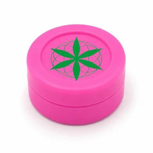 SILICONE JAR - PINK - PLANT OF LIFE